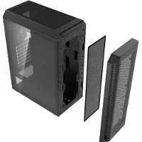 XPG Boîtier d'ordinateur - ADATA - Valor Air Plus - Noir - ATX/mATX/mITX - 4x120mm ARGB