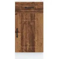 vidaXL Keukenonderkast Kalmar, uitstraling van oud hout, houtvezel