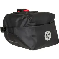 Agu Shelter - Zadeltas - Waterdichte fietstas - 1.3L - Zwart - KLICKfix adapter - Lichtgewicht - 3M Reflectie