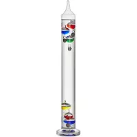 TFA-Dostmann Flüssigkeitsthermometer GALILEO GALILEI 18.1019.01.54 Thermometer Transparant