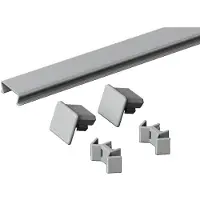 Rittal TS Kast Baying Afdekking 600mm RAL7035 - 8800865