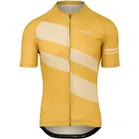 Agu Diagonal Stripes - Fietsshirt Heren - Wielrenshirt - Bruin - Ademend - Sneldrogend - YKK-rits - Siliconen gripper - XXL
