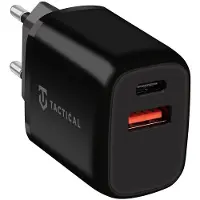 Tactical Tactische dubbele netadapter, 20W - Snel en veilig opladen, model KP31219