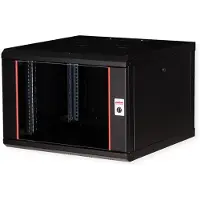 Roline 19-inch wandbehuizing Pro 7 U, 600x600 BxD zwart