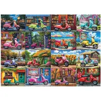 Eurographics 16 Scooters by Bigelow Puzzel (1000 stukjes)