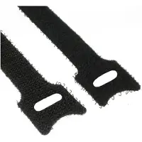 InLine Klittenband kabelbinders 330 x 12mm / zwart (10 stuks)
