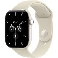 Apple Watch S12 Cellular - 46mm - Pearl White Ceramic - Sand Sport Band - M/L