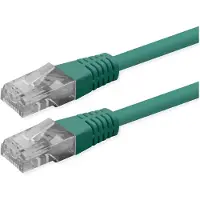 Roline Patchkabel Cat.6 (klasse E), UTP, PoE, groen, 5 meter