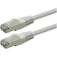 Roline patchkabel Cat.6 (klasse E), PoE, S/FTP (PiMF), wit, 10 m