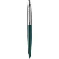 Parker Jotter XL balpen | Greenwich matgroen met chromen trim | medium punt blauwe inkt | met Geschenkdoos