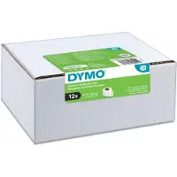 Dymo 2093091 (12 stuks) Etiket Zwart op wit