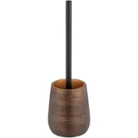 Wenko Toiletset Palena bronskleur, met verwisselbare borstelkop