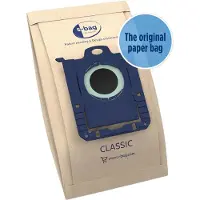 Electrolux - Stofzuigerzakken. S-BAG-klasse, lange uitvoering, E200M CLASSIC, 15 stuks - 9001688002