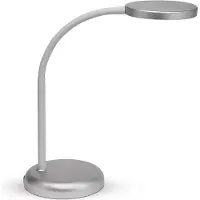 MAUL LED-bureaulamp MAULjoy, alu / grijs / zink, Werkkamer / Kantoor, metaal, Jong wonen, LED bureaulamp
