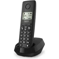 Gigaset Pure 100 DECT Clip Eco bw, Telefoon, Zwart