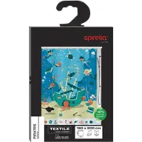 Spirella Douchegordijn Pirates Blauw 180cm