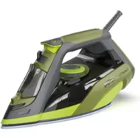 Imetec Eco Perfect, stoom- en droogstrijkijzer, met Pro Ceramic zoolplaat, 1,9 meter snoer, 160 gram stoom per minuut, groen en grijs, 0,3 liter waterreservoir