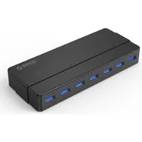 ORICO Hub H7928-U3-V1, 7x USB-A 3.0 poorten - Zwart