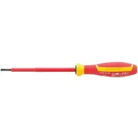 Stahlwille 4660 VDE 6 1,2X 6,5X150 VDE SCHLITZSCHRAUBENDREHER MIT DRALL-GRIFF Platte schroevendraaier