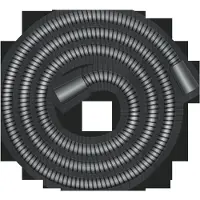 Keuco - Doucheslang 160 cm, geborsteld zwart chroom 59995131600
