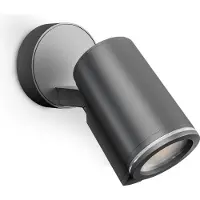 Steinel Spot ONE, wandlamp voor buiten, zwart, aluminium, kunststof, IP44, klasse II, IK02