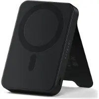 Satechi OntheGo Magnetische Qi2 Powerbank (10.000mAh/20W) – 15W Snelladen – Ondersteunt Draadloos Opladen – Tegelijkertijd Twee Apparaten Opladen - Zwart