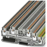 Phoenix Contact 3210539 Installatieklem voor aardleider 5.2 mm Push-In-klem Grijs 50 stuk(s) Piece