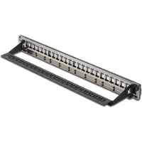 Digitus - Modulares Patchpanel für Keystone Jacks 1HE - unbestückt 24 poorten Netwerkpatchpaneel 483 mm (19) Zonder connectoren 1 HE Meerdere kleuren