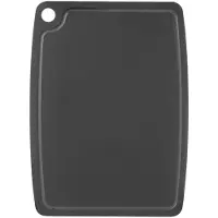 Super Merchant Snijplank antislip - vaatwasserbestendig - zwart houtvezel - 30 x 23.5 cm