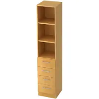 Hjh OFFICE PRO SIGNA G 7600 RE - Grijs Hoogte van de map | 5 OH Kast met 4 lades Rail handvat (kunststof)