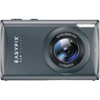 Easypix V48 Pocket Anthrazite Digitale camera 8 Mpix Antraciet Geïntegreerde accu, 4K video, Full-HD video-opname, Met ingebouwde flitser