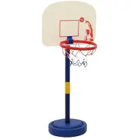 vidaXL Basketbalstandaard met bal en pomp hoogte verstelbaar 90/121 cm