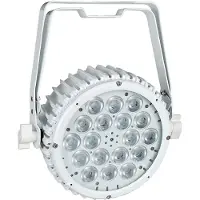 Showtec Compact Par 18 Tri MKII 18x 3 W RGB LED Par - wit
