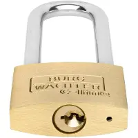 Burg wachter 33681 Hangslot 40.00 mm Verschillend sluitend Messing Sleutelslot