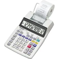 Sharp rekenmachine - grijs - 12 digit - 4x AA batterij