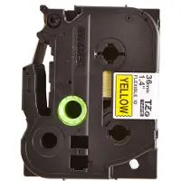Brother TZe-FX661 Tape Zwart op geel (36 mm)