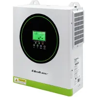 Qoltec zonnemiddelaar, off-grid, 1500W, 100A, 12V, met MPPT-technologie