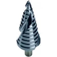 RUKO Stapschroefboormachine ULTIMATECUT, boordiameter 8-30 mm, HSS, RUnaTEC met spiraalvormige groeven, 2 snijvlakken, 12 stappen