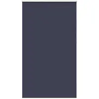 vidaXL Rolgordijn verduisterend 130x210 cm stofbreedte 126,6 cm blauw