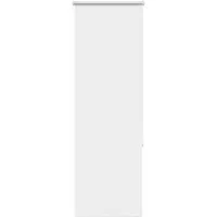 vidaXL Verduisteringsgordijn, wit, 50x175 cm, stofbreedte 45,7 cm, polyester