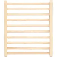 vidaXL Sauna-rugleuning, S-vorm, massief hout, grenen