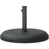 vidaXL Parasolstandaard, diameter 32/35/38 mm, geschikt voor een mast van 25 kg, rond