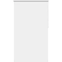 vidaXL Rolgordijn verduisterend 135x230 cm stofbreedte 131,6 cm wit