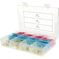 Ks Tools 970.0790 Assortiment kabelschoenen 0.50 mm² - 6 mm² Rood, Blauw, Geel 200 onderdelen