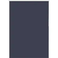 vidaXL Rolgordijn verduisterend 110x175 cm stofbreedte 105,7 cm blauw