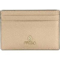 Furla Leren Kaarthouder Camelia Card Case Ballerina i Beige