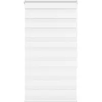 vidaXL Zebra Blind 70x150 cm stofbreedte 65,9 cm polyester wit