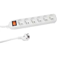 Velleman Penaarde stekkerdoos 6-voudig | | 1.5 meter