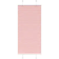 vidaXL Plissé rolgordijn 60x150 cm stofbreedte 59,4 cm polyester roze