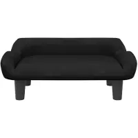 vidaXL Hondenmand 70x40x24 cm fluweel zwart